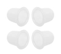 LRXIYODE 4pcs Silicone Vacuum Cupping Set for Home Massage Therapy, Small Manual Silicone Cups for Cupping Apparatus, Portable Vacuum Suction Device for Body and Facial Care
