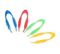 LRXIYODE 4Pcs Tweezers for Crafts and Science Experiments Lightweight Plastic Teaching Tools for Fine Motor Skills Development Safe Non Sharp Edges Suitable for Boys and Outdoor Play