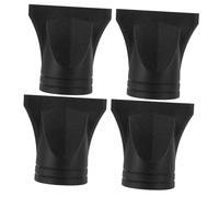 LRXIYODE 4pcs Universal Hair Dryer Nozzles Blow Dryer Narrow Concentrator Attachments Black Suitable for 4-4.8cm Replacement Parts for Home and Salon Use