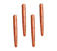 LRXIYODE 4pcs Wooden Acupressure Massage Sticks Relief Rods for Face Neck Shoulder Foot Back Lightweight Smooth Rounded Edges for Home Salon Self Care