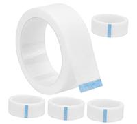 LRXIYODE 5 Rolls Eyelash Extension Tape Wide Breathable Lash Tape for Makeup Salon to Apply Remove Skin Friendly Self Adhesive for Lash Techs