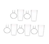 LRXIYODE 5 Sets Pegboard Cup Holders with Hooks Organizers for Home Garage Office for Tools Crafts Item Storage Cups Included