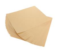 LRXIYODE 50pcs Blank Braille Writing Paper Pack for Blind and Visually Impaired Khaki Braille Learning Kit with Portable for Precise Handwriting Practice and Accessibility Education