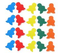LRXIYODE 50pcs Colorful Wooden Chess Pawns for Educational Family Games Versatile Tabletop Markers for Beginners Compatible with Various Board Games Enhances Learning and Strategy Skills