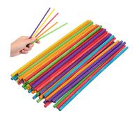 LRXIYODE 50pcs Colorful Wooden Rhythm Sticks Set Music Sticks for Beginners for Classroom Percussion Encourages Creativity and Basic Rhythm Techniques