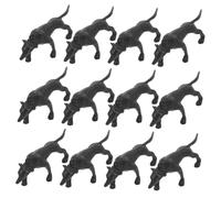 LRXIYODE 50pcs Miniature Police Dog Figurines Realistic Dog Models for Enhancing Cognitive Development and Role Playing Sand Table and Outdoor Games