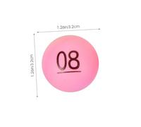 LRXIYODE 50Pcs Plastic Lottery Balls Numbered Raffle Drawing Balls for Party Games Home Events with Bright Surface Easy to Carry and Store