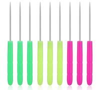 LRXIYODE 50pcs Sewing Awl Needle Set with Plastic and Metal Materials, Convenient and Easy to Use Sewing Tool for Embroidery and Manual Products, for Patchwork and Quilling Random Color