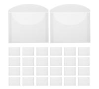 LRXIYODE 50pcs Translucent Vellum Jackets for Invitations Pre-Folded Semi-Transparent Sleeves Wraps Wedding Invitation Envelopes for Cards Photo Prints Greeting Card Sleeves