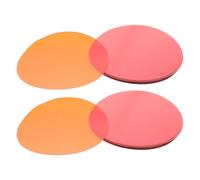 LRXIYODE 50pcs Warm Light Film Sticker for DIY Lighting Projects Sheets for Photography Lights Stage Lighting