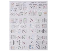 LRXIYODE 57pcs Portable Guitar Chord Chart Cards with Storage Case High-definition Easy Music Guide for Beginners Sharp Visuals for Efficient Practice for Students and Personal Use