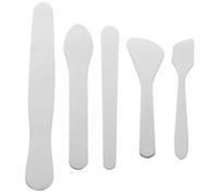 LRXIYODE 5pcs Cosmetic Spatulas Mini Makeup Face Cream Spoon Set Reusable Beauty Tools for Eye Cream Lip Mask Skincare Application in Daily Routine