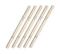 LRXIYODE 5Pcs Double-head Eyebrow Pens with Brush Triangle Tip Brow Pencils for Natural Definition Portable Makeup in Black Light Medium Gray Dark