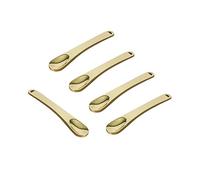 LRXIYODE 5pcs Metal Makeup Spatulas Beauty Scoop for Facial Cosmetic Cream Eye Applicator Mini Skincare Tools and Portable for Mask Mixing