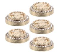 LRXIYODE 5pcs Money Nail Charms Rhinestone Nail Art Decorations DIY Gems for Birthday Manicure Art Jewelry