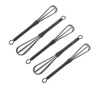 LRXIYODE 5pcs Plastic Whisk for Hair Dye Mixing Small Egg Mixer for Even and Smooth Color Dye Blending User Friendly Kitchen and Salon Stirrer for Consistent Texture