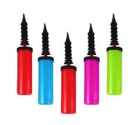 LRXIYODE 5pcs Portable Plastic Hand Air Pump for Balloons, Small and Delicate Design, Easy to Carry and Store, for Birthday Party and Anniversary Decorations Random Color