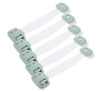 LRXIYODE 5pcs Safety Cabinet Locks for Boy Girl Rotation Multi Use Refrigerator Drawer Proofing Locks Green Safety Products for Kitchen and Home
