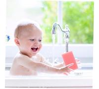 LRXIYODE 5pcs Scalp Scrubber Sponge for Newborns Soft Sensory Bath Brush with Gentle Texture for Cradle Cap Massage and Early Tactile Development Multi Color Bath Cleaning Supplies