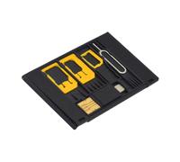 LRXIYODE 5pcs Sim Card Adapter Kit with Nano to Micro Converter and Otg Reader Set Sim Card Tray Eject Pin Included Compatible with Mobile Phones and Data Access Random Color