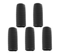 LRXIYODE 5pcs Violin Bow Grip Reusable Rubber Sleeve Thumb Posture Corrector for Student Professional Cello Bow Performance Musician Music Education