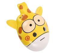 LRXIYODE 6-hole Ceramic Ocarina in Key, Cartoon Giraffe Design Musical Toy for Kids, Lightweight Beginner Instrument and Creative Yellow Pendant for Early Education