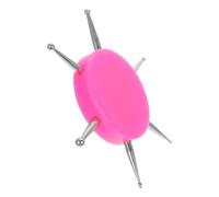 LRXIYODE 6-in-1 Acrylic Dotting Nail Tool Set Pink Dotting Pen for Manicure Nail Art Tracing and Dot Painting Suitable for Professional Salon and Home Use