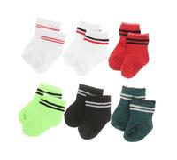 LRXIYODE 6 Pairs Lightweight Cloth Doll Socks for Dolls Reusable Seamless Dressing Accessories Socks and Dress Up Play