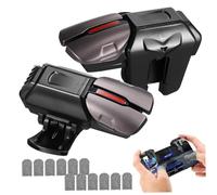 LRXIYODE 6-Pairs Mobile Game Controller Finger Sleeves for Touchscreen Devices Sweat-Resistant Gaming Thumb Covers Anti-Sweat Breathable Compatible Smartphones