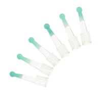 LRXIYODE 6 Pcs Silicone Ear Wax Removal Spoon Heads Replacement for Adults and Transparent Soft Ear Pick Tips Safe Gentle Cleaning Accessory Easy to Use and Replace