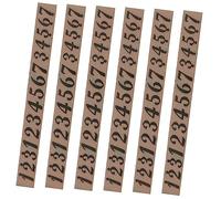 LRXIYODE 6 Sheets Tongue Drum Scale Decals with Adhesive Practical Musical Note Stickers for Learning and Practicing Easy to Apply and Remove Without Residue Accessory for Beginners