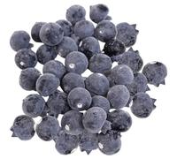 LRXIYODE 60pcs Artificial Foam Blueberry 2cm round Navy Decorative Fruit
