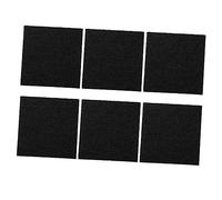 LRXIYODE 6pcs Activated Charcoal Filter Pads for Compost Bin Odor for Trash Cans High Absorption Sponge Filters Durable Odor Control for Kitchen Household Use