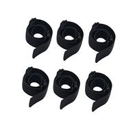 LRXIYODE 6Pcs Adjustable Elastic Wig Bands Black Knit Stretchable Grip Straps for Comfortable Non Slip Wig Cap Accessories
