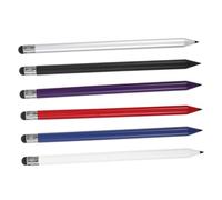 LRXIYODE 6pcs Dual-use Stylus Pens for Phone and Tablet Touch Screens High Sensitivity Handwriting Stylus with Pencil Design Compatibility for Sketching Gaming and Writing Portable and