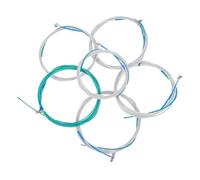 LRXIYODE 6pcs Guzheng Strings Set Steel Wire and Nylon Replacement Strings for Traditional Chinese Guzheng Music Accessories for Musicians