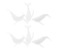 LRXIYODE 6pcs Lifelike Silicone Epoxy Filling Material for DIY 3d Whale Models, Mini Ocean Themed Figurines Craft Supplies for ’s Nautical Decor and Sea Animal