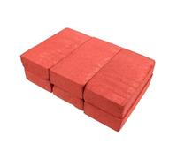 LRXIYODE 6pcs Lightweight Foam Fake Brick Props Red Miniature Wall Bricks for Comedy Stage Tricks Movie Simulation Gimmicks Safe Building Blocks Halloween Film Accessories