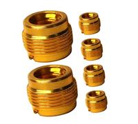 LRXIYODE 6pcs Microphone Stand Nut Mic Arm Screw Adapter Set to Aluminum Connector Converter for Recording Equipment Mic Stand Adaptor