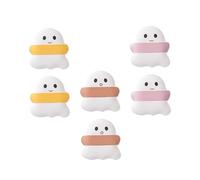 LRXIYODE 6Pcs Multi-color Makeup Powder Puff for Liquid Foundation and Loose Powder Application Soft Washable Cosmetic Sponges for Natural Finish Dry and Wet Use Beauty Tools for Women