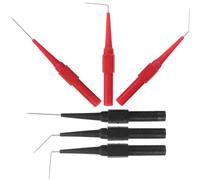 LRXIYODE 6pcs Multimeter Probes Needle Copper Wire Testing Probes for Home Electrical Systems and Automotive Use Easy to Connect Maximum Versatility for Professionals and DIY Enthusiasts