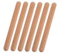 LRXIYODE 6pcs Music Rhythm Sticks Wooden Percussion Instruments for Classroom Use Smooth Surface Safe and Accessory for Learning Basic Music