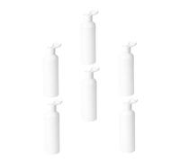 LRXIYODE 6Pcs Refillable White Cosmetics Sub Bottles Travel Liquid Dispensers Portable Reusable Containers for Foundation Essence Lotion Hand Soap