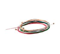 LRXIYODE 6pcs Steel Acoustic Guitar Strings Replacement Multi-color Folk Guitar Strings for Clear Sound and Performance Suitable for All Musical Genres