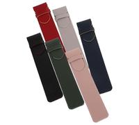 LRXIYODE 6pcs Stylus Pen Sleeve Case with Cover for Tablet and Mobile Phone Soft Protective Holder for Capacitive Touchscreen Pens for School Business and Travel Use