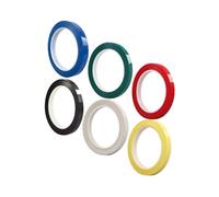 LRXIYODE 6pcs Violin Finger Position Tape Stickers for Beginners Violin Cello Accessories Lightweight Fingerboard Guide for String Instruments Multi-color Training Aid