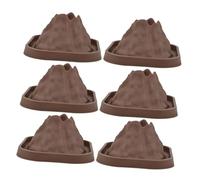 LRXIYODE 6Pcs Volcano Model Simulation Kit Erupting Volcano Educational Science Experiment for DIY Geography Learning and Creative Projects