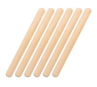 LRXIYODE 6Pcs Wooden Rhythm Sticks for Educational Music for Learning Counting and Rhythmic Patterns Durable Maple Percussion Instrument