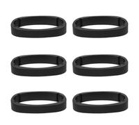 LRXIYODE 6pcs X9 Speaker Adapter Ring for Car Door Stereo Installation, Plastic Speaker Mounting Bracket with Beveled Design, Car Audio Refit Spacer for Enhanced Sound Quality and Noise