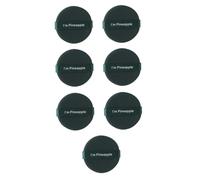 LRXIYODE 7pcs Dual Use Round Non Latex Makeup Sponges Green Foundation Puff Set for Powder Application Soft and Comfortable Texture for Smooth Skin Finish for Loose Powder